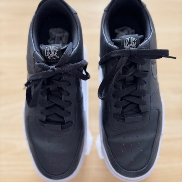 Nike Women's Air Force 1 Pixel Black Size 10 - Picture 3 of 14